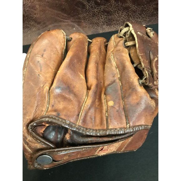 Vintage Hutch Billy Goodman Baseball Glove Leather Right-Hand Throw Collectible - Picture 5 of 9